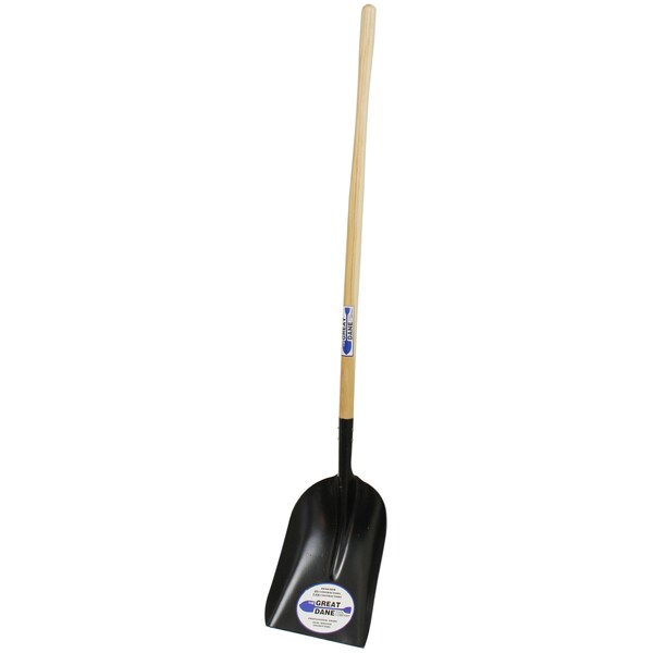 The Brush Man No 2 Steel Scoop, Long Wood Handle, 3PK SCOOP-ST-LW2-I - main
